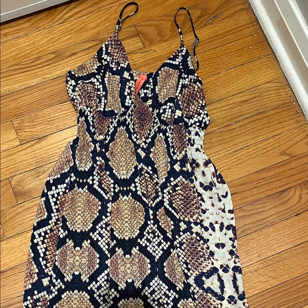 Eight Sixty Stylish Snake Print Maxi Dress